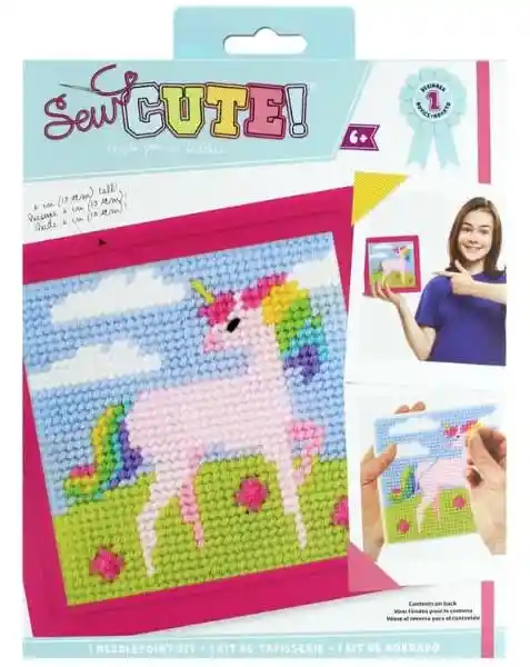 Sew Cute! Kit Manualidades Bordado Unicornio