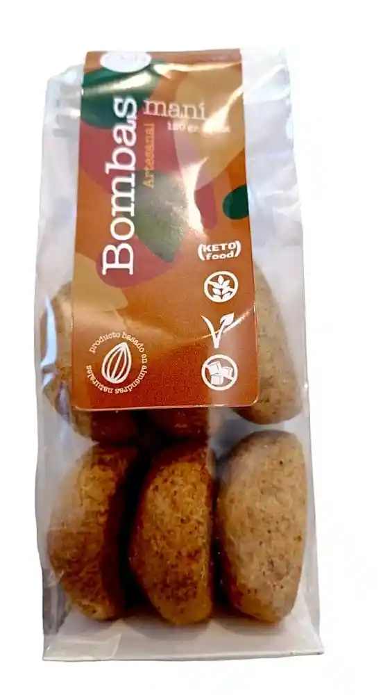 Fain · Bombas De Mani Keto (sin Gluten, Vegano) 120g