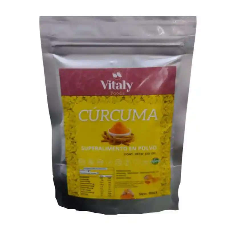 Curcuma En Polvo Superalimento 100 Gr Vitalyfoods