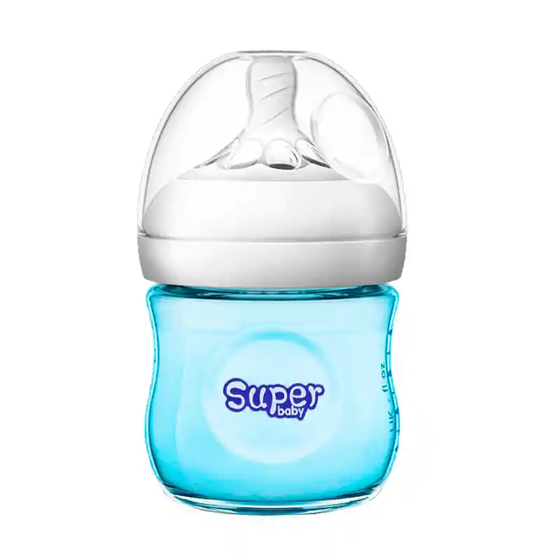 Mamadera Biberon Tetero Super Baby 125 Ml Bebe (celeste)