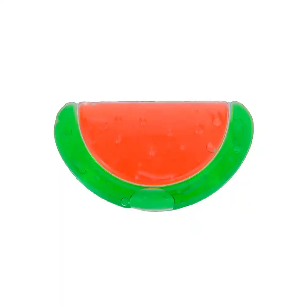 Mordedor De Gel Enfriable Para Bebe Rasca Encias (sandia)