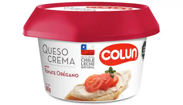 Queso Crema Tomate Oregano Colun