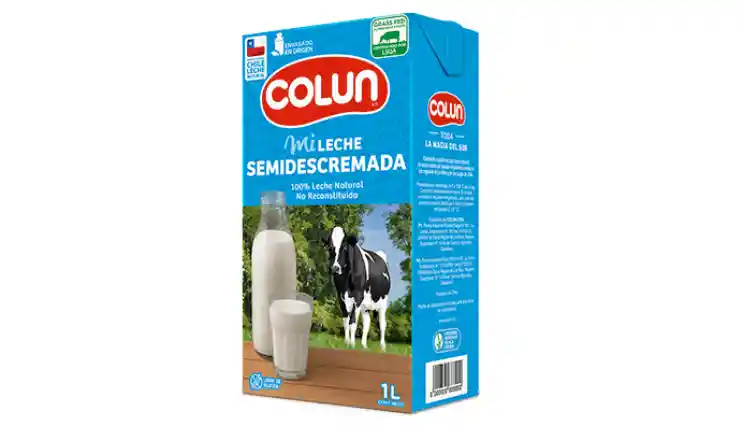 Leche Semidescremada Colun 1ltr