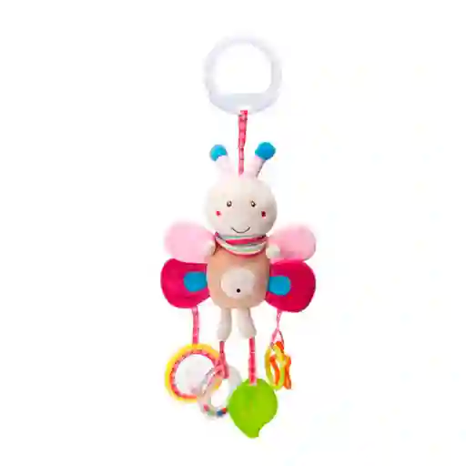 Peluche Sonajero Mordedor Colgante Juguete Cochecito Cuna (mariposa)