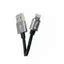 Cable Usb A Lightning Para Iphone De 2 Metros Reforzado Y Tejido
