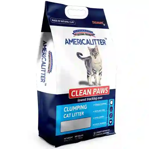 Arena Sanitaria Aglutinante American Litter Clean Paws 15kg