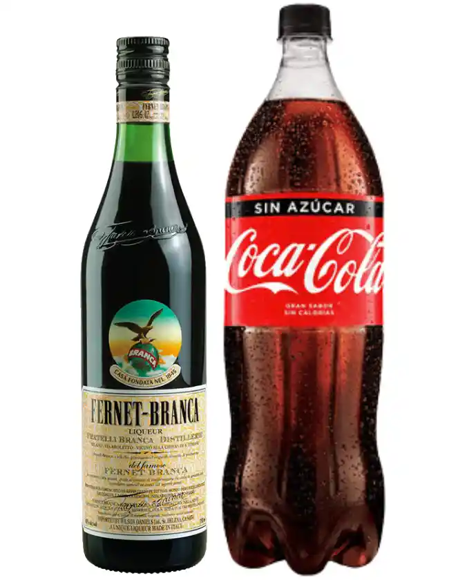 Fernet 750cc / Coca Cola Zero 1,5