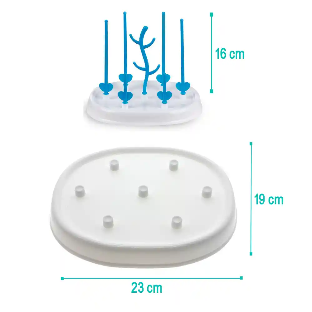 Escurridor De Mamaderas Secador Biberón Accesorio Plegable (verde)