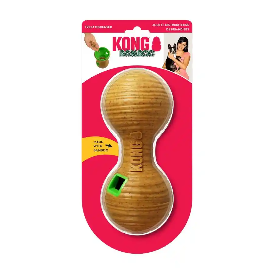 Kong Bamboo Feeder Dumbbell Medium