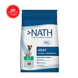 Nath Adulto Mini Sabor Pollo & Arroz Integral 7 Kg