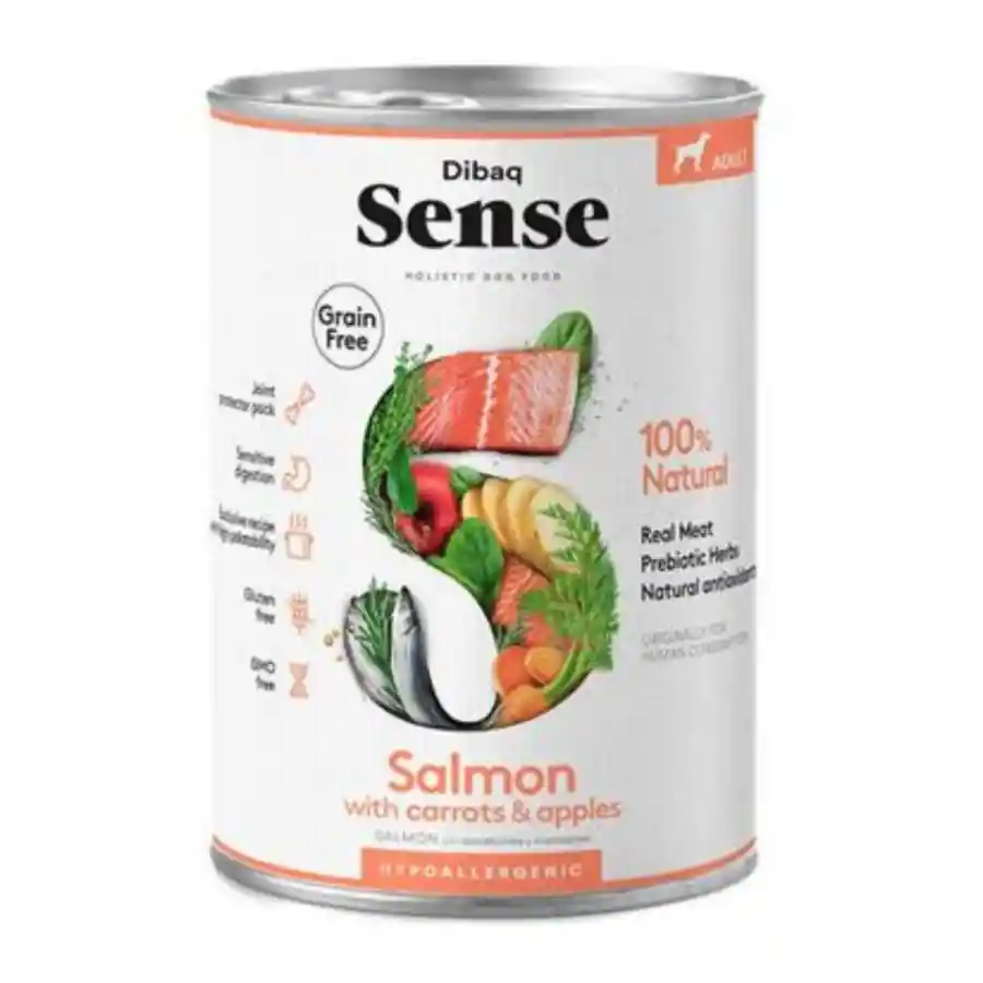 Dibaq Sense Lata Salmon Alimento Húmedo 380 G