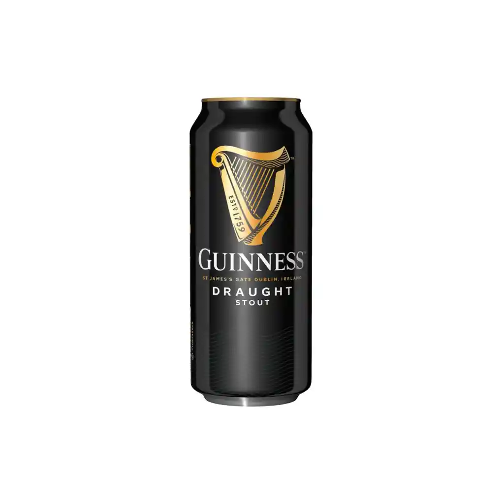 Cerveza Guinness Draught Stout Lata 470cc