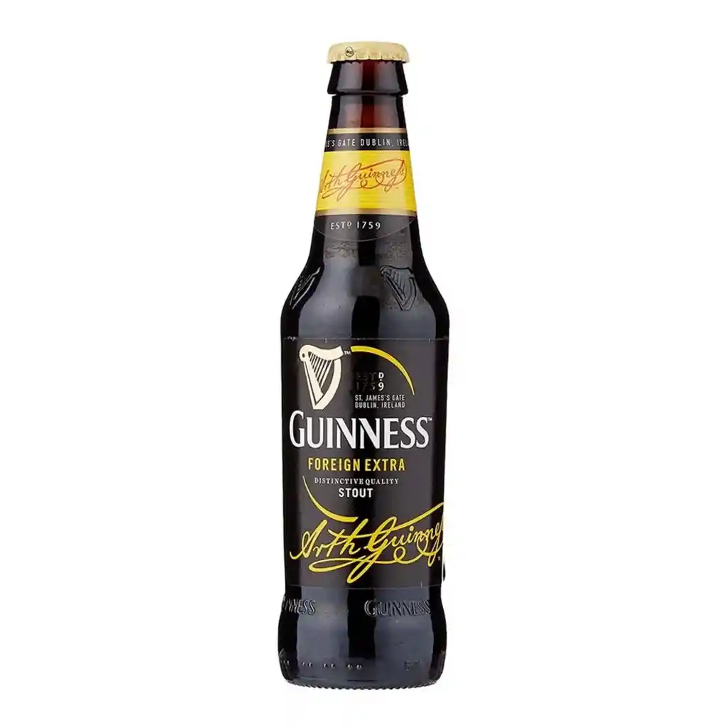 Cerveza Guinness Foreign Extra Stout Botella 330cc