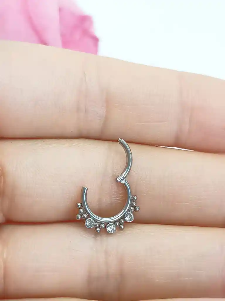 Septum Diadema De Acero Tribal Funcional Oreja, Tragus, Daith Y Nariz