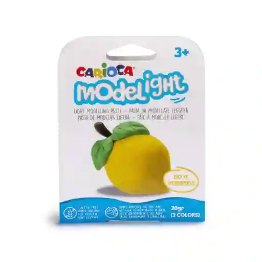 Plasticina Carioca Modelight Kit 30g Limon