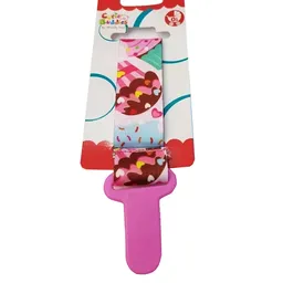 Porta Chupete De Cinta Clips De Tela Para Bebe Afirma Tete (cupcake)
