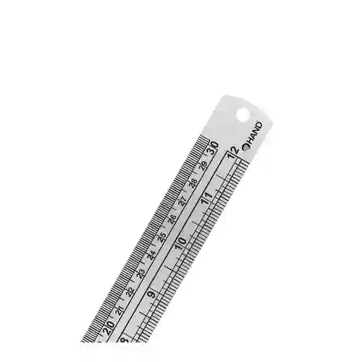Regla Metalica Acero Inox 30cms