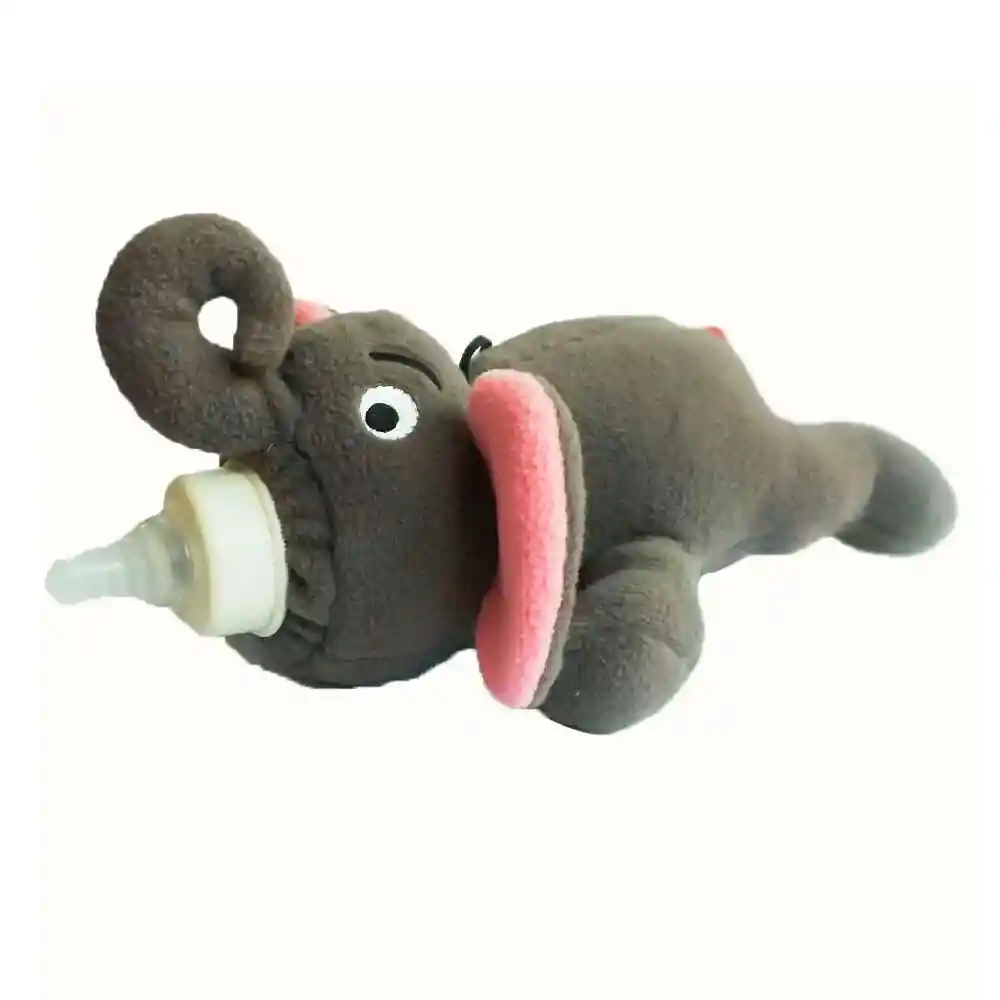 Funda Cubre Mamadera Peluche Porta Mamadera Antigolpes (elefante V)