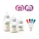 Set Avent 9pzs Mamaderas-cucharas-chupetes Pinguino