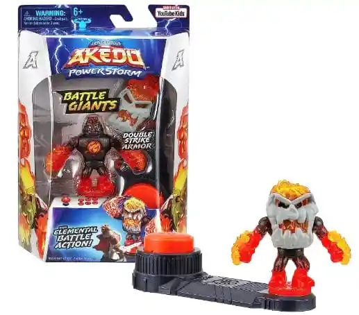 Legends Of Akedo Powerstorm Set Battle Giants Figura Volcrag