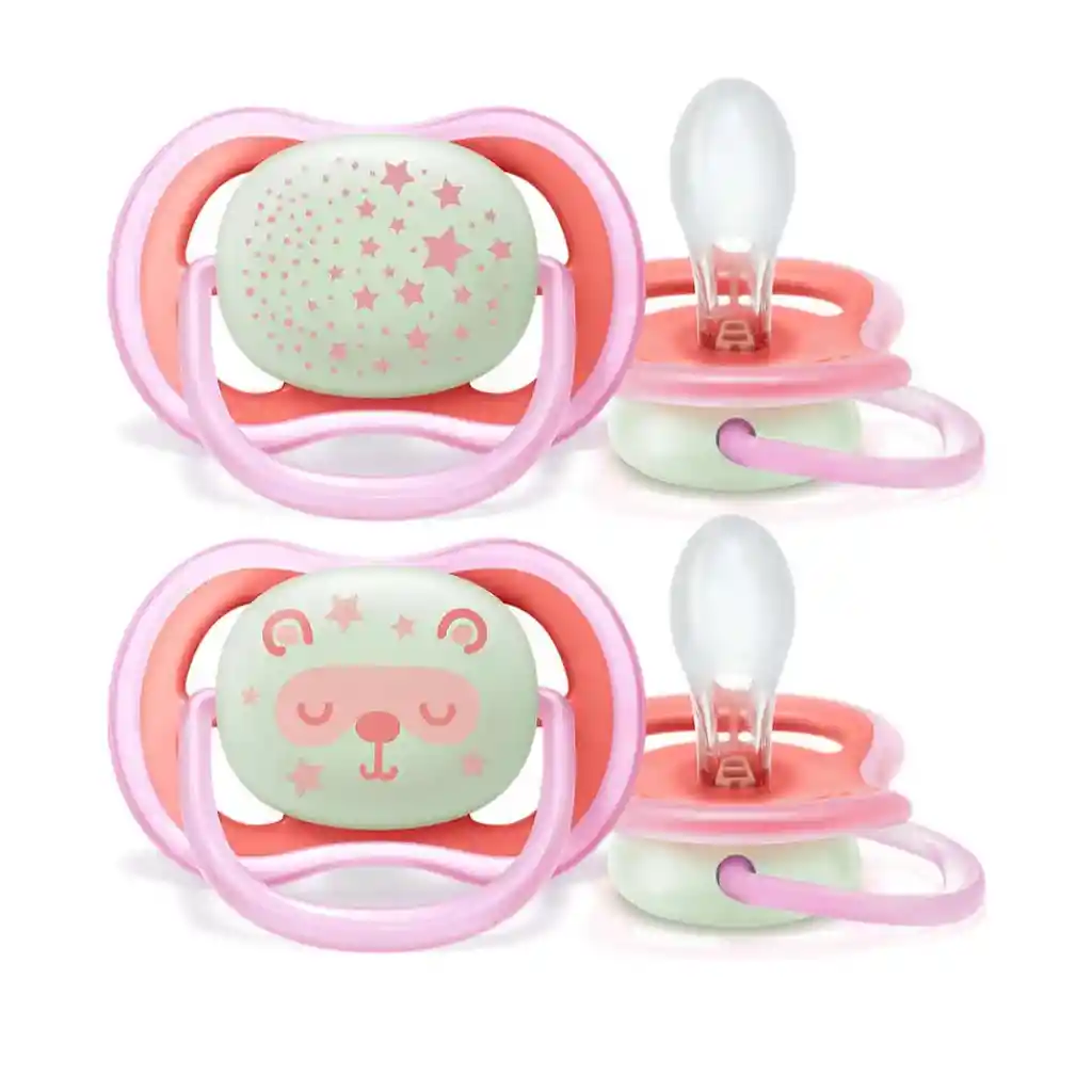 Set Avent 9pzs Mamaderas-cucharas-chupetes Nocturno