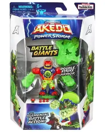 Legends Of Akedo Powerstorm Set Battle Giants Figura Tremor Fist Tailwhip