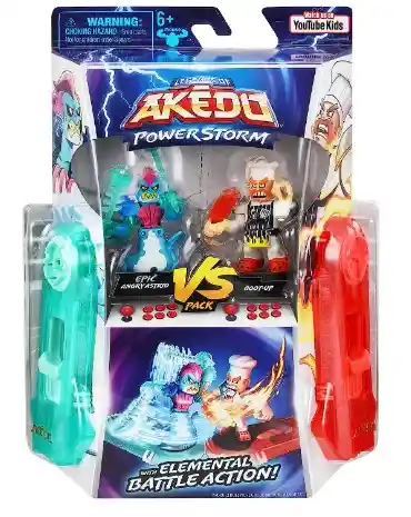 Legends Of Akedo Powerstorm Pack Epic Briny Vs Bun Burner