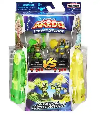 Legends Of Akedo Powerstorm Pack Epic Angry Astrid Vs Boot-up