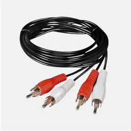 Cable Rca 2 Puntas Ambos Extremos De 1.5 Metros