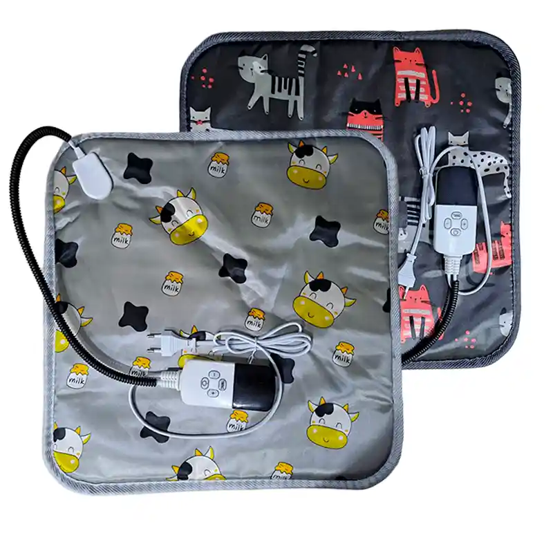 Tapete Calefacionado Con Visor Talla L Diseño Vaquita