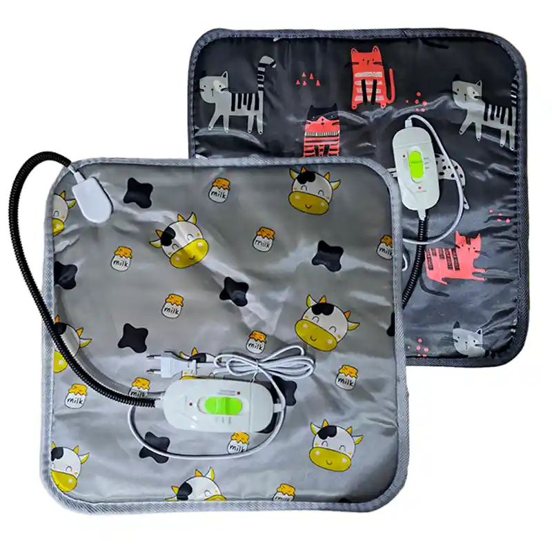 Tapete Calefacionado Para Mascotas Talla L Diseño Vaquita