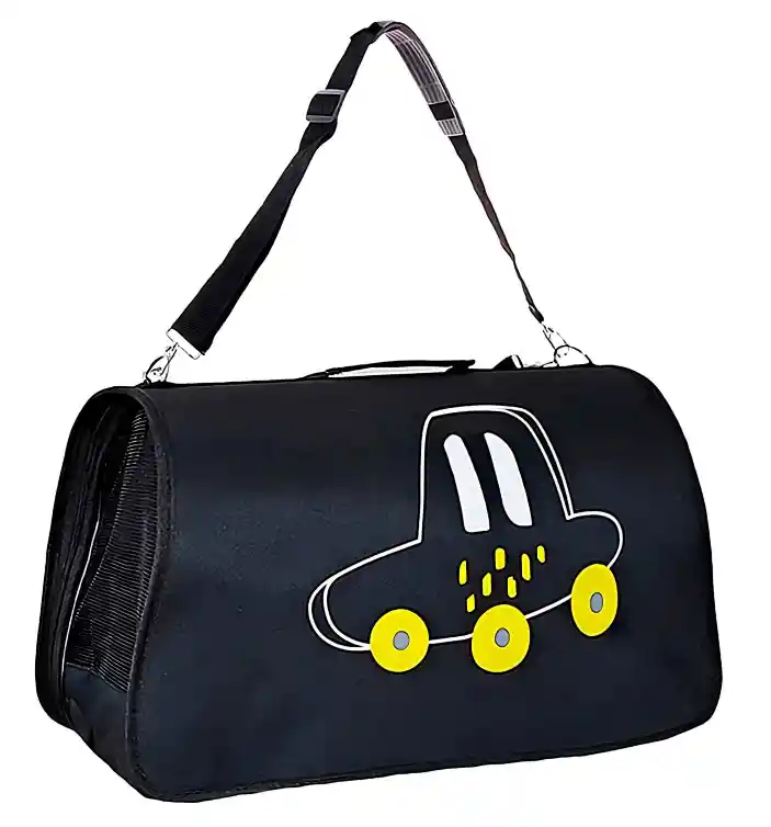 Bolso De Viaje Para Mascotas Talla M Color Negro