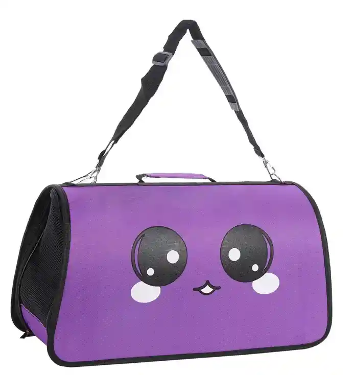 Bolso De Viaje Para Mascotas Talla L Color Morado