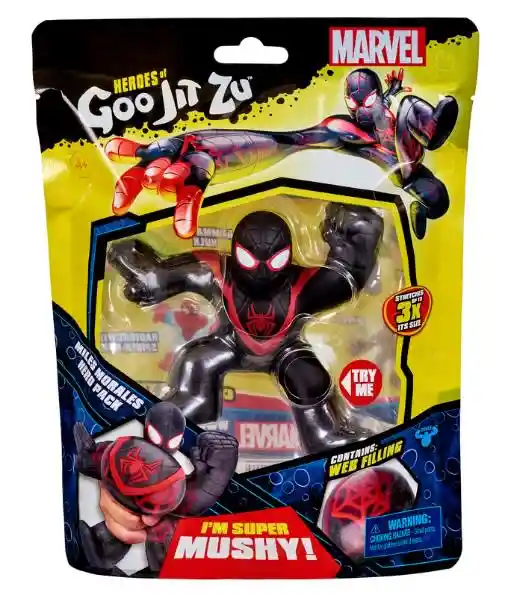 Goo Jit Zu Marvel Heroes Miles Morales I´m Super Mushy!