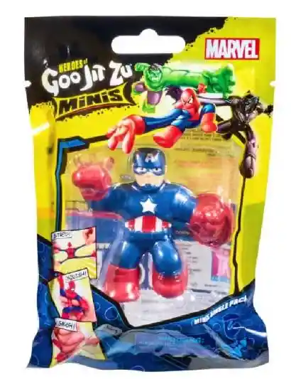 Goo Jit Zu Marvel Heroes Minis Captain America