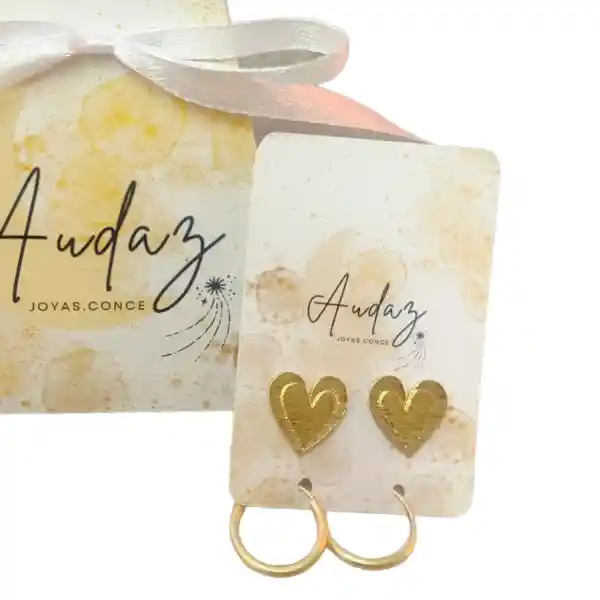 Mix 2 Pares Aros Regalo