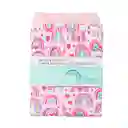 Set De Pantys Para Bebe Angodon Diseños Niña Bambino 0 A 3 Meses