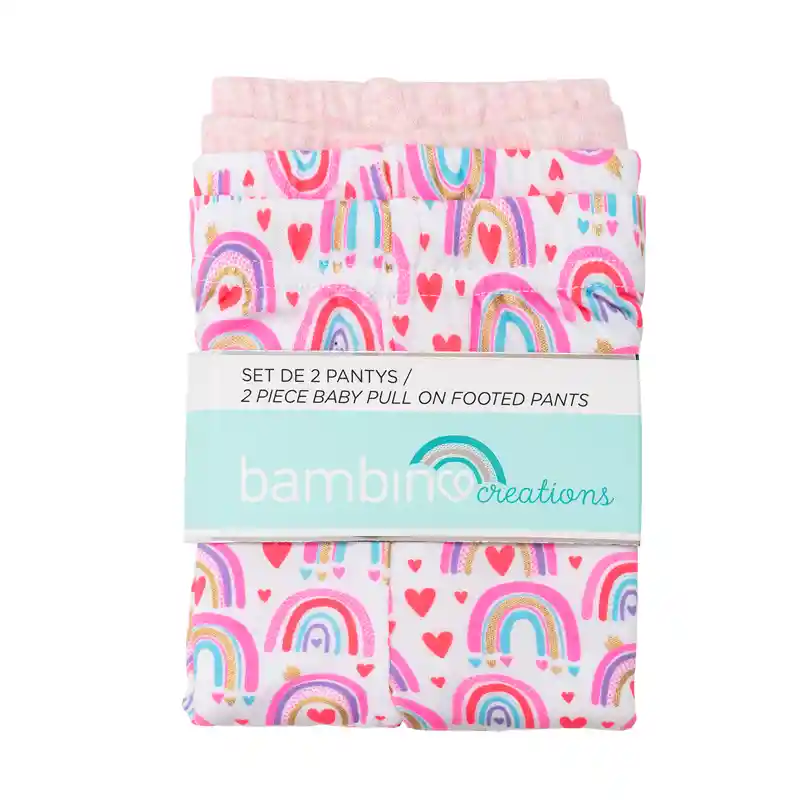 Set De Pantys Para Bebe Angodon Diseños Niña Bambino 0 A 3 Meses