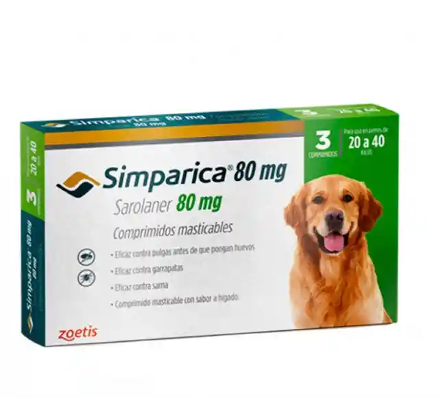 Simparica 80 Mg X 3 Comp