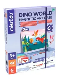 Mieredu Estuche De Arte Magnético Mundo Dinosaurio