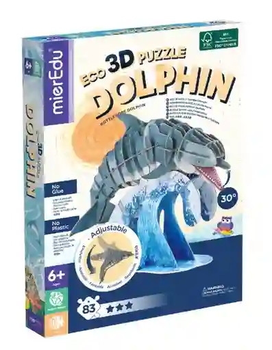 Mieredu Eco 3d Puzzle Dolphin 83 Piezas