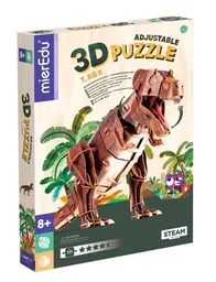 Mieredu Puzzle 3d Adjustable Tyrannosaurus T-rex Steam 171 Piezas