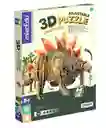 Mieredu Puzzle 3d Adjustable Stegosaurus Steam 154 Piezas