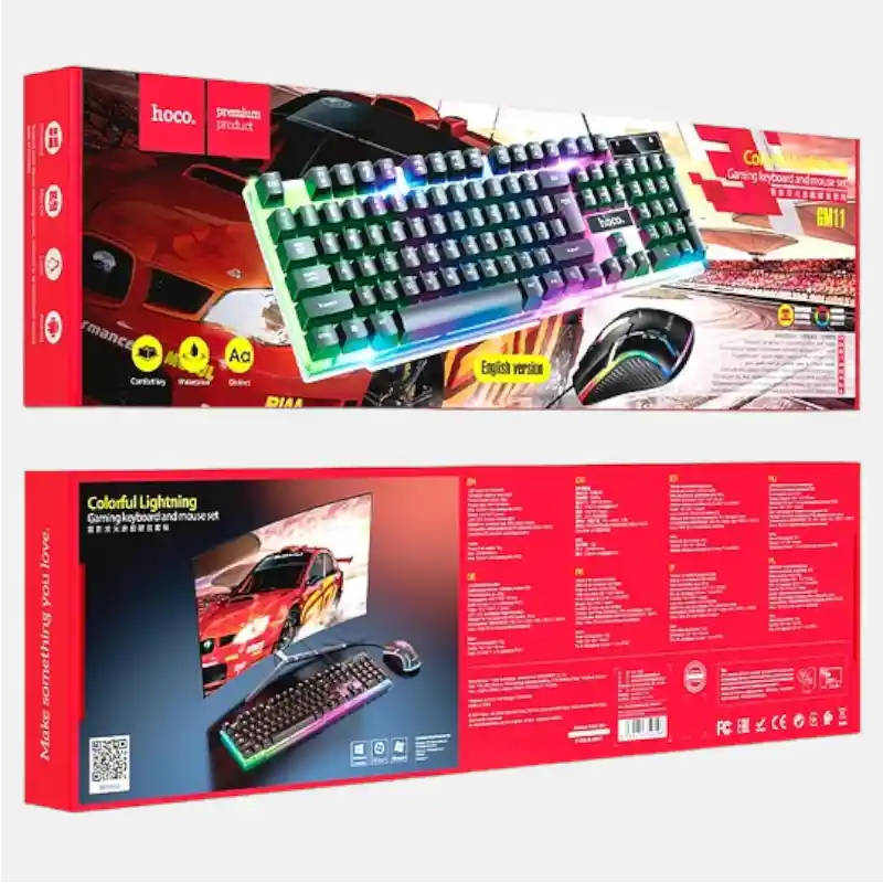 Teclado Y Mouse Gamer Hoco Gm-11