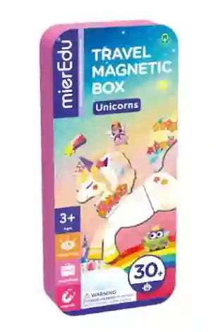 Mieredu Puzzle Caja Magnética De Viaje Unicornios
