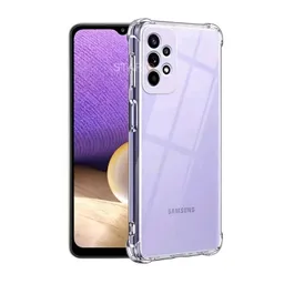 Carcasa Para Samsung A13 4g Transparente Con Bordes Reforzados