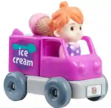 Cocomelon Vehículo Build A Car 4 Piezas Yoyo Ice Cream Truck