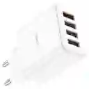 Adaptador Cargador Usb Multipuertos Carga Rapida 28w