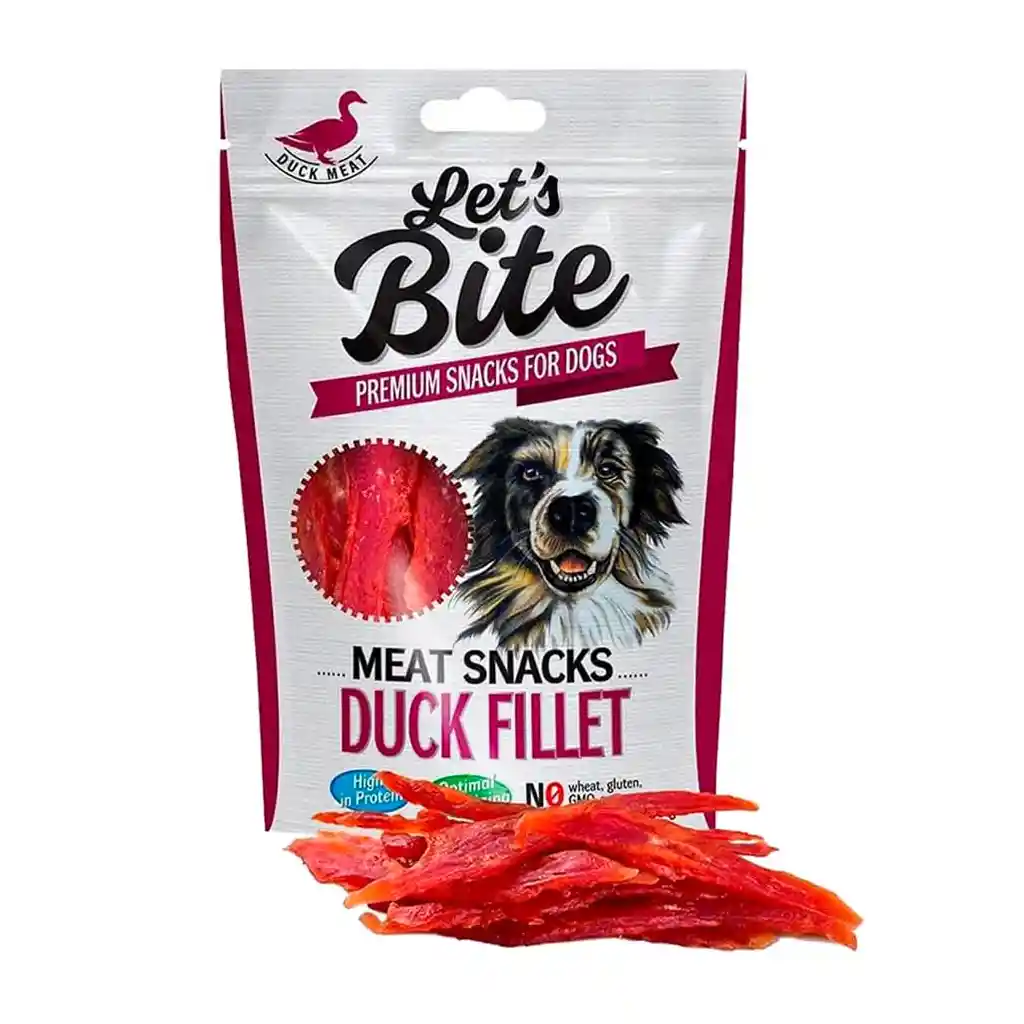 Let's Bite Premium Snack Duck Fillet Perro