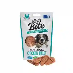  Let's Bite Premium Snack Chicken Fillet Perro 80G 